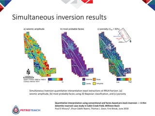PetroTeach Free Webinar by Dr. Andrew Ross on Seismic Reservoir ...