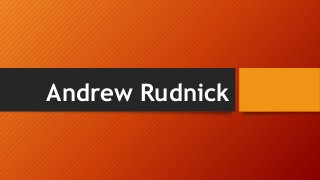 Andrew Rudnick

 