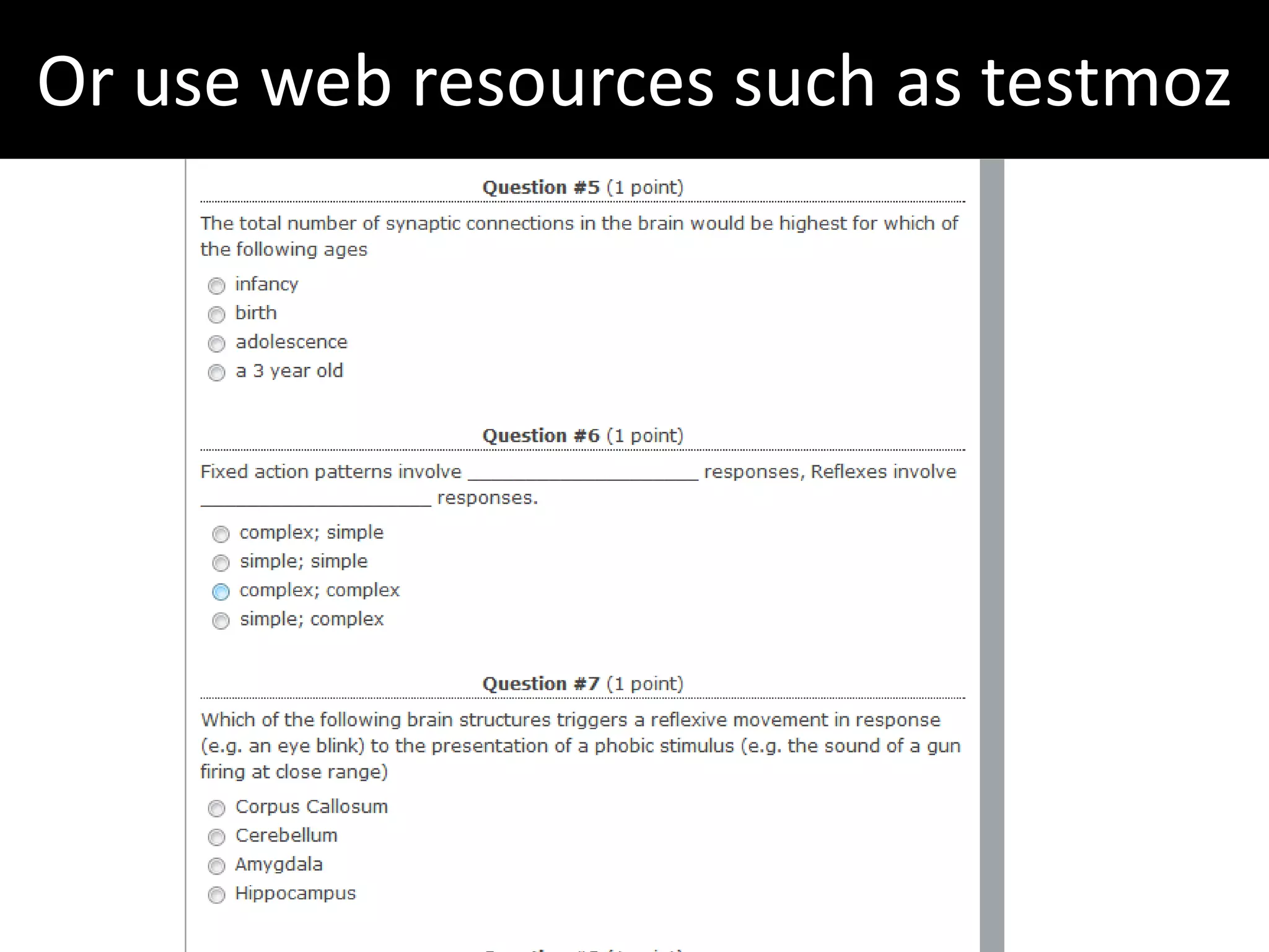Or use web resources such as testmoz
 