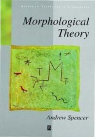 -
Morphological
Theory
T
L· .
•
 