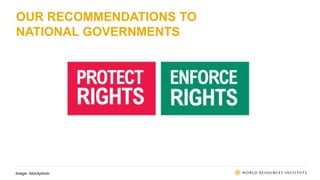 OUR RECOMMENDATIONS TO
NATIONAL GOVERNMENTS
Image: Istockphoto
 