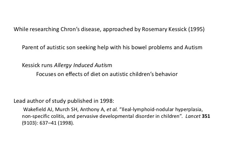 Andrew wakefield study ppt