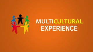 MULTICULTURAL
EXPERIENCE
 