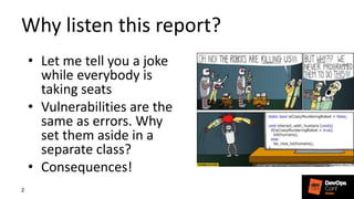 SAST, fight against potential vulnerabilities | PPT