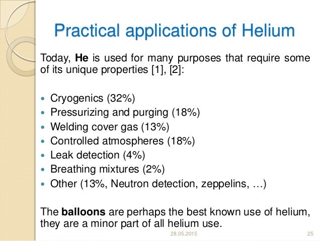 Is helium gas used to fill a balloon a substance or a mixture?