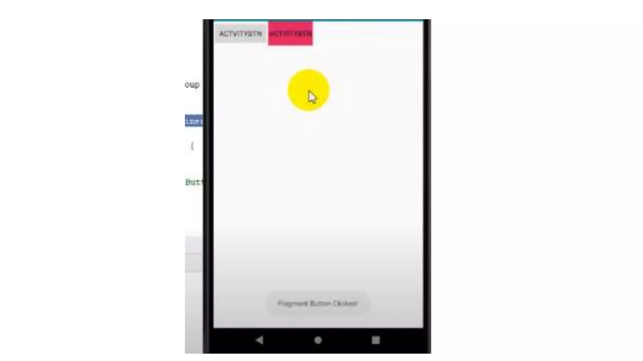 Data Transfer between Activities & Databases