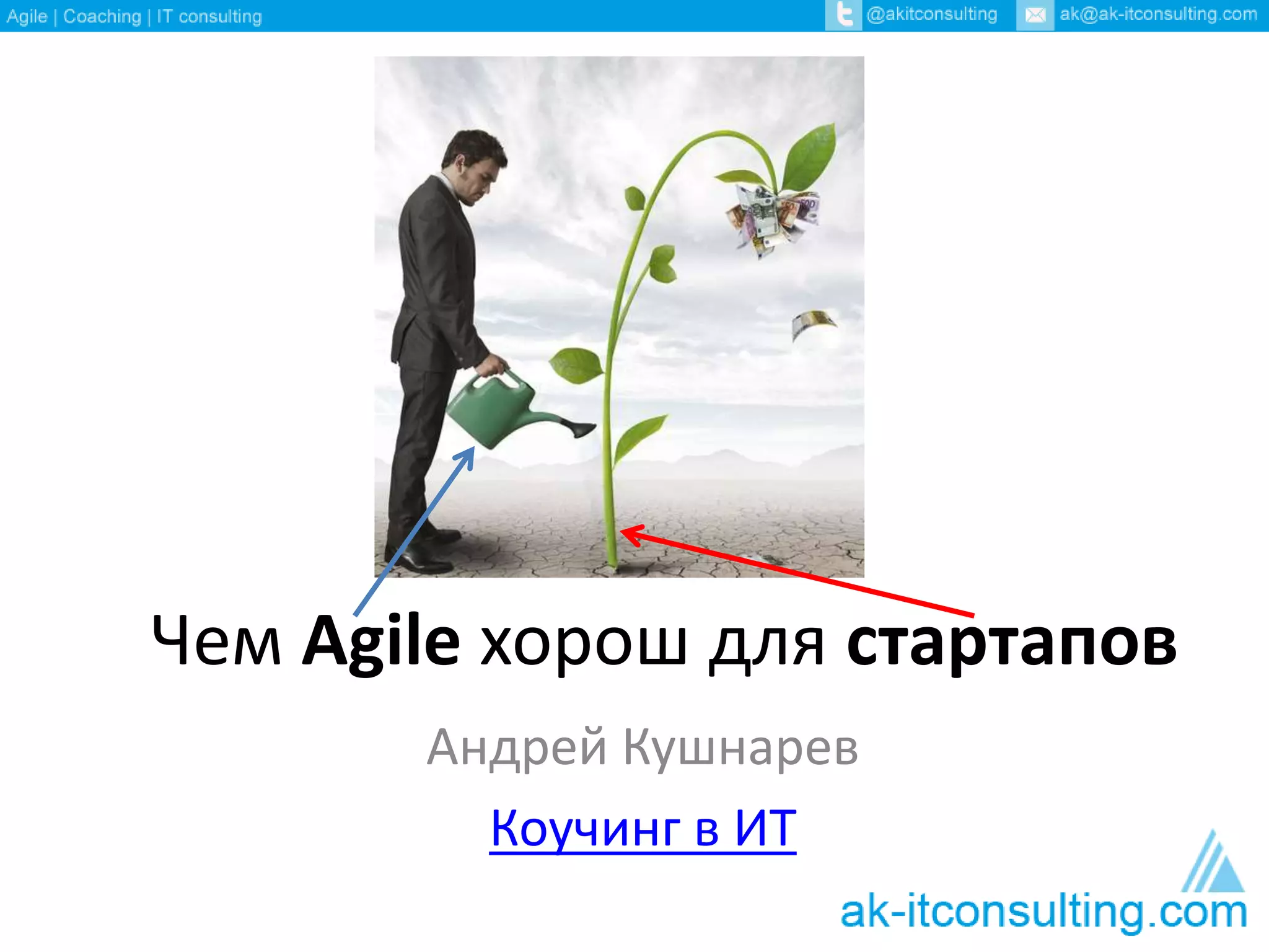 Чем Agile хорош для стартапов
Андрей Кушнарев
Коучинг в ИТ