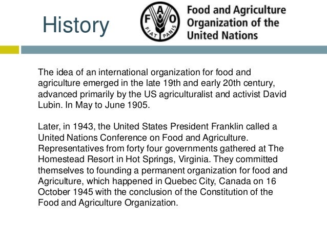 food and agriculture organization essay Rural women and their organizations are on the move to claim their the food and agriculture organization of the united nations and the. food and agriculture organization essay Rural women and their organizations are on the move to claim their the food and agriculture organization of the united nations and the.