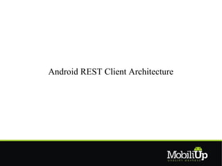 Android REST Client Architecture
 