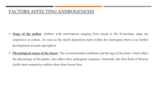 Androgenesis theresa- 9653 | PPTX