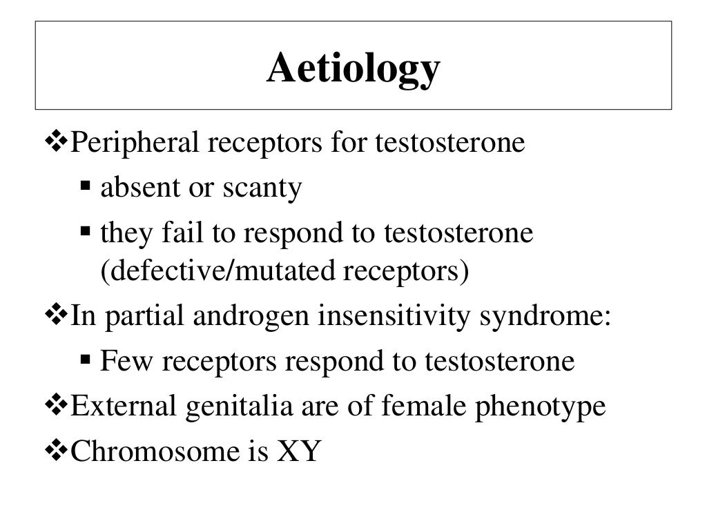 Androgen Insensitivity Syndrome (Testicular Feminization Syndrome)