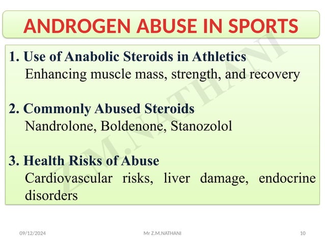Androgens and Anabolic steroids. pptx | PPT