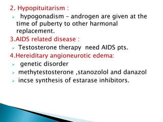 androgens and antiandrogens.pptx by rammohan | PPTX
