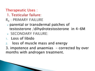 androgens and antiandrogens.pptx by rammohan | PPT