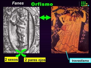 Orfismo 2 sexos 2 pares ojos travestismo Fanes 