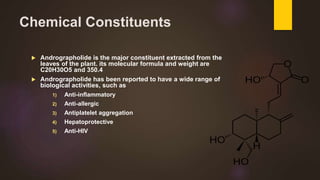Andrographis paniculata | PPTX