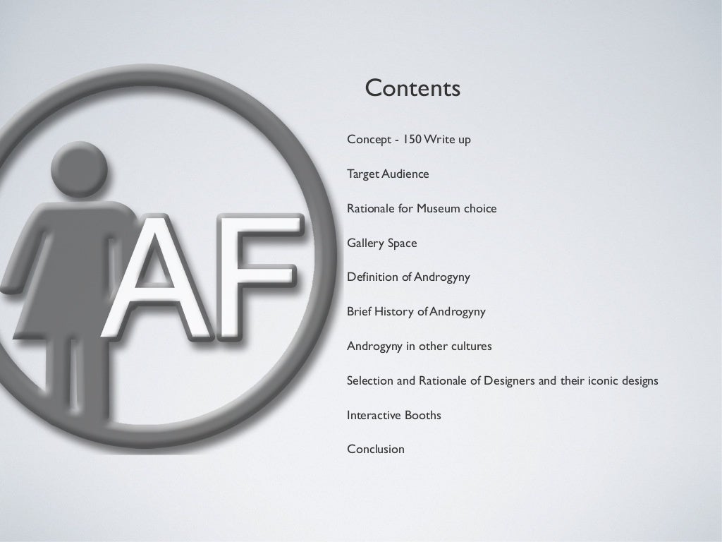 Androgyny and feminism image