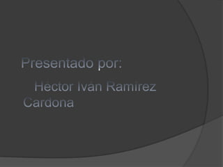 Presentado por: Héctor Iván Ramírez Cardona 