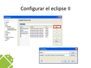 Configurar el eclipse II