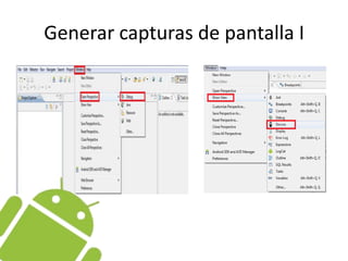 Generar capturas de pantalla I 