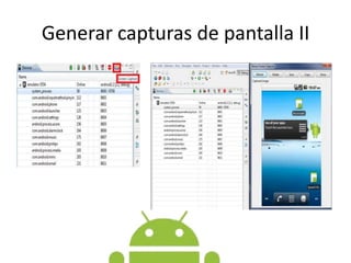 Generar capturas de pantalla II