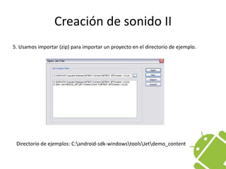 Creación de sonido III