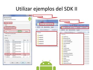 Utilizar ejemplos del SDK III