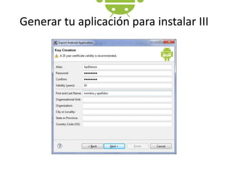 Ciclo de vida de una aplicación