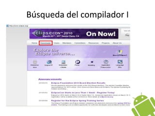 Búsqueda del compilador I