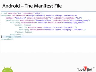 Android - What is Android?“Android is a [open source] software stack for mobile devices that includes an operating system, middleware and key applications. The Android SDK provides the tools and APIs necessary to begin developing applications on the Android platform using the Java programming language.”