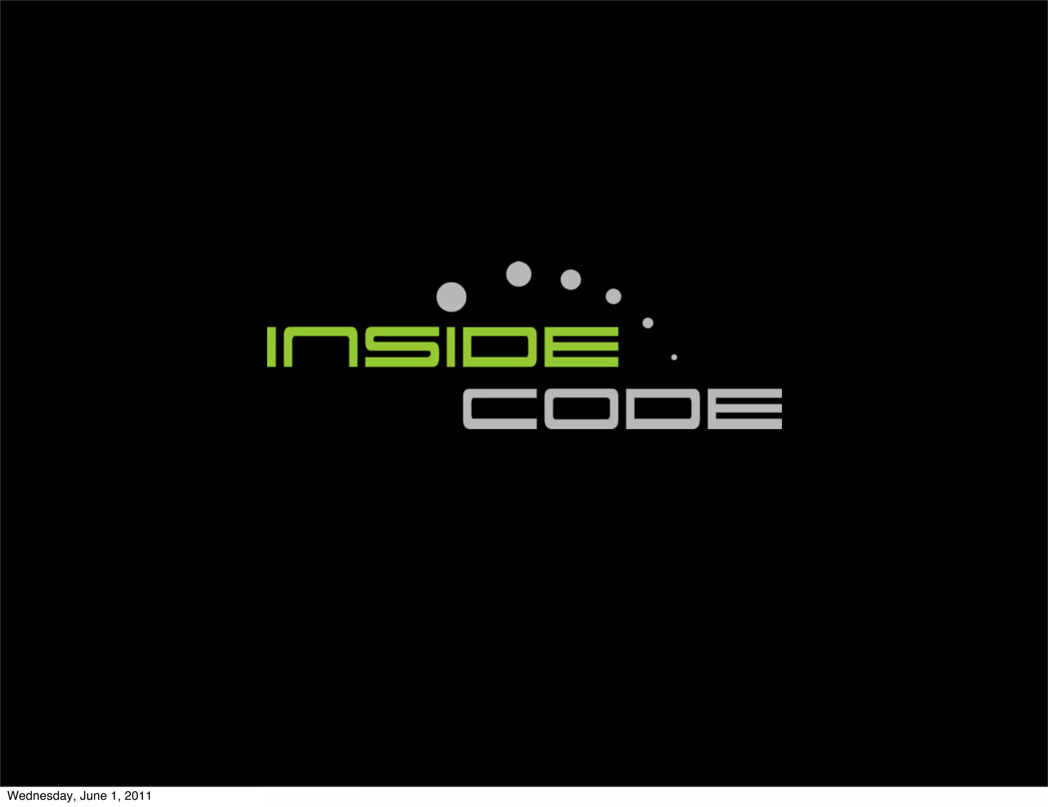 Wednesday, June 1, 2011
 