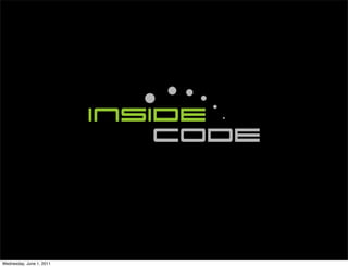 Wednesday, June 1, 2011
 