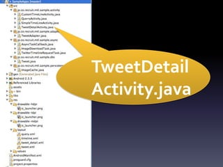 TweetDetail
Activity.java
 