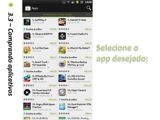 3.3 – Comprando aplicativos
 