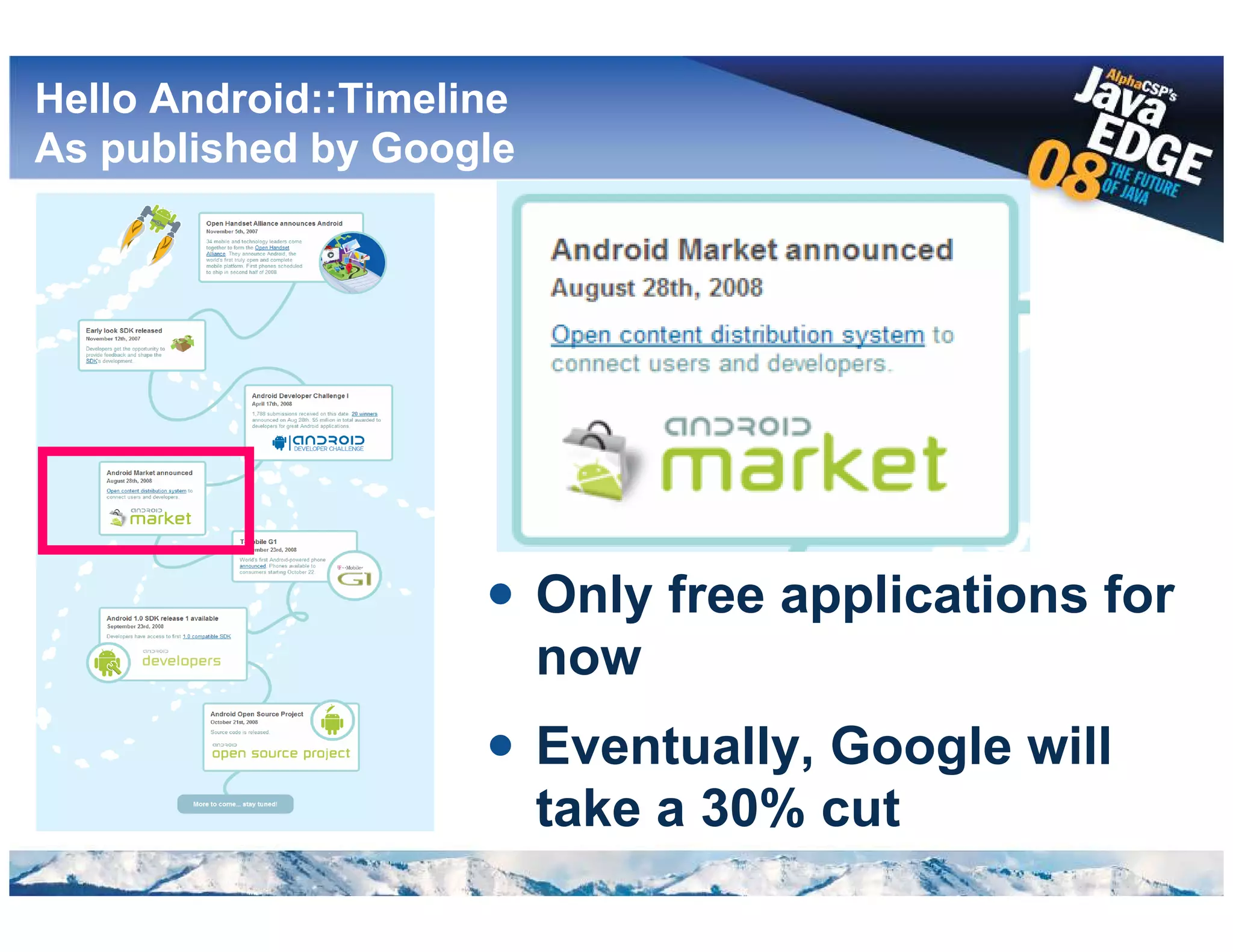 Google Android @ AlphaCSP's JavaEdge