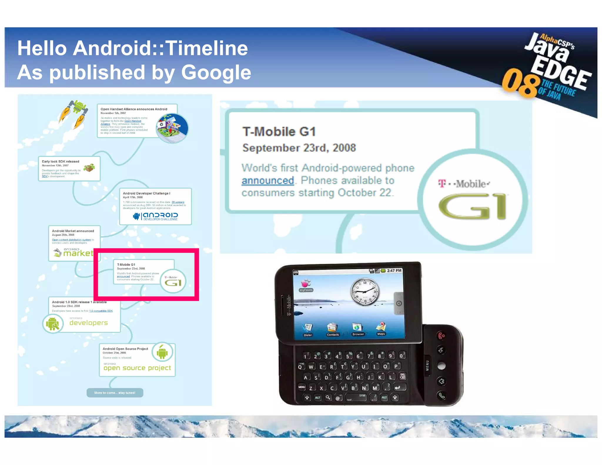 Google Android @ AlphaCSP's JavaEdge