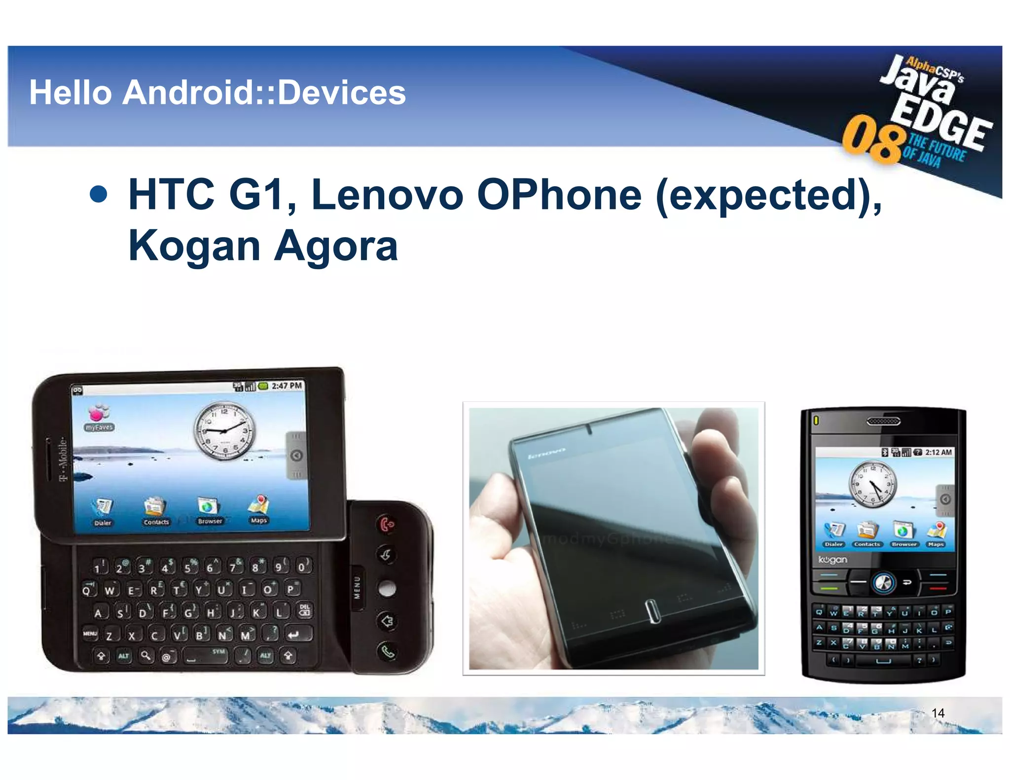 Google Android @ AlphaCSP's JavaEdge