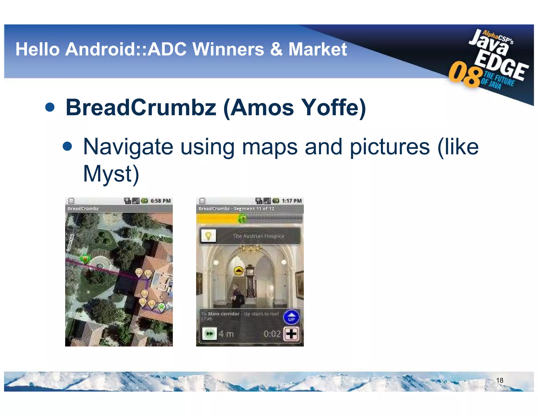 Google Android @ AlphaCSP's JavaEdge