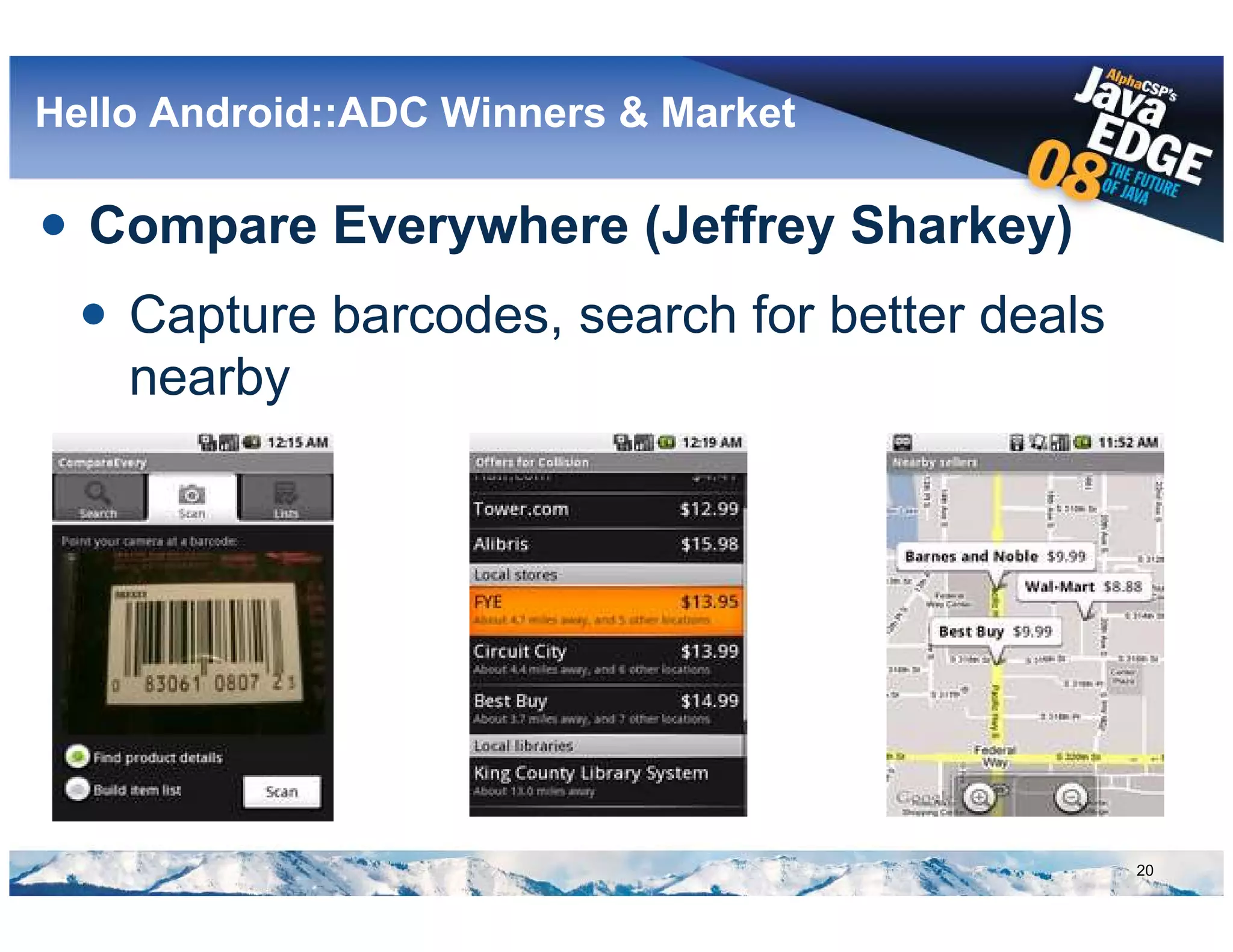 Google Android @ AlphaCSP's JavaEdge