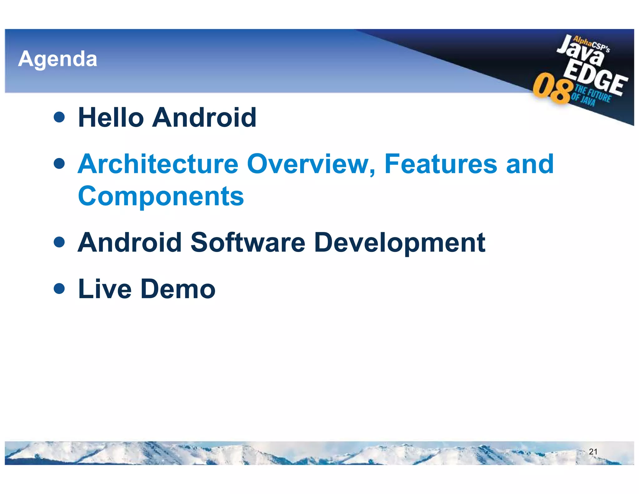 Google Android @ AlphaCSP's JavaEdge