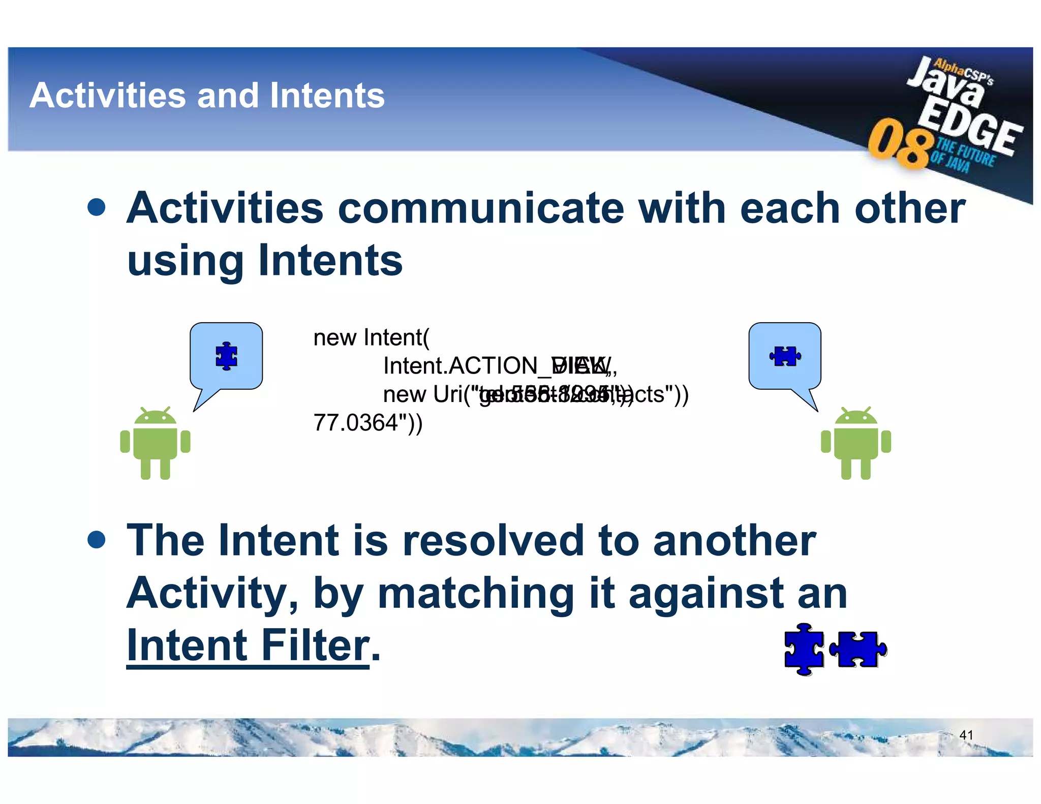 Google Android @ AlphaCSP's JavaEdge
