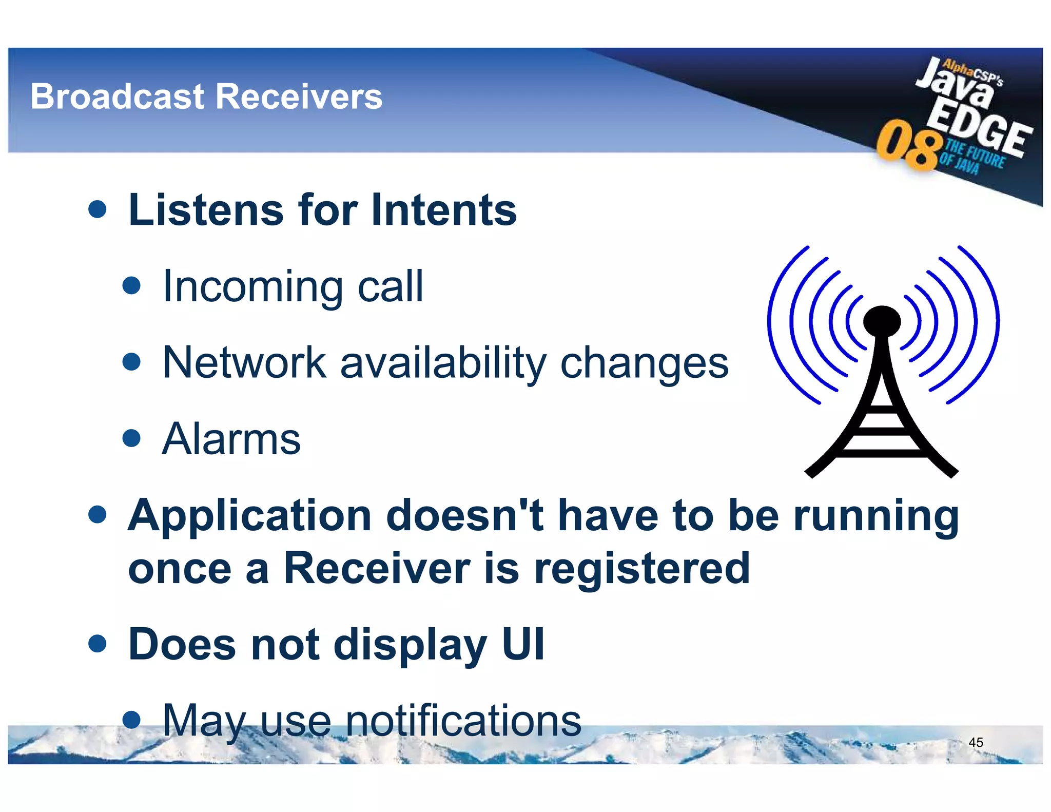 Google Android @ AlphaCSP's JavaEdge