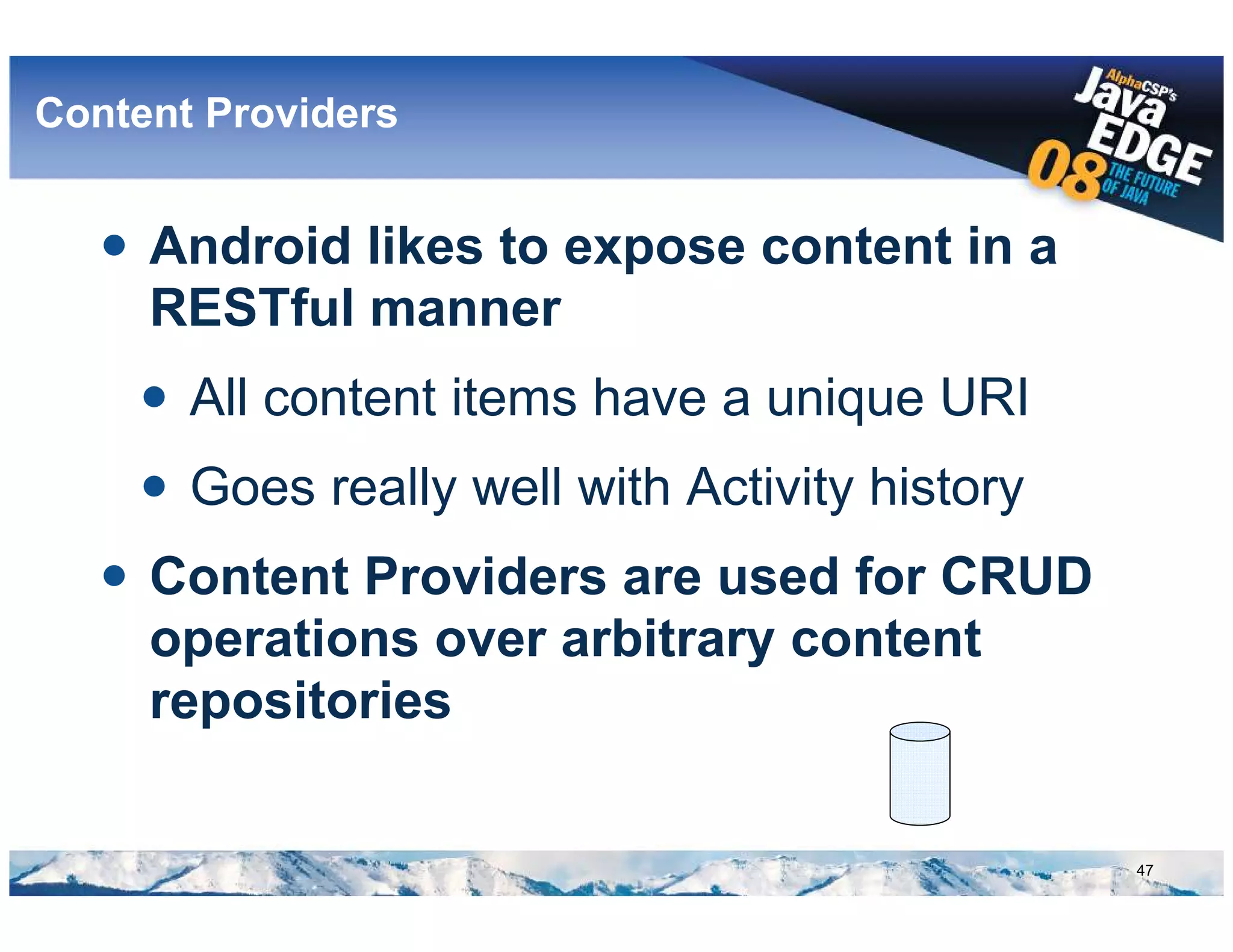Google Android @ AlphaCSP's JavaEdge