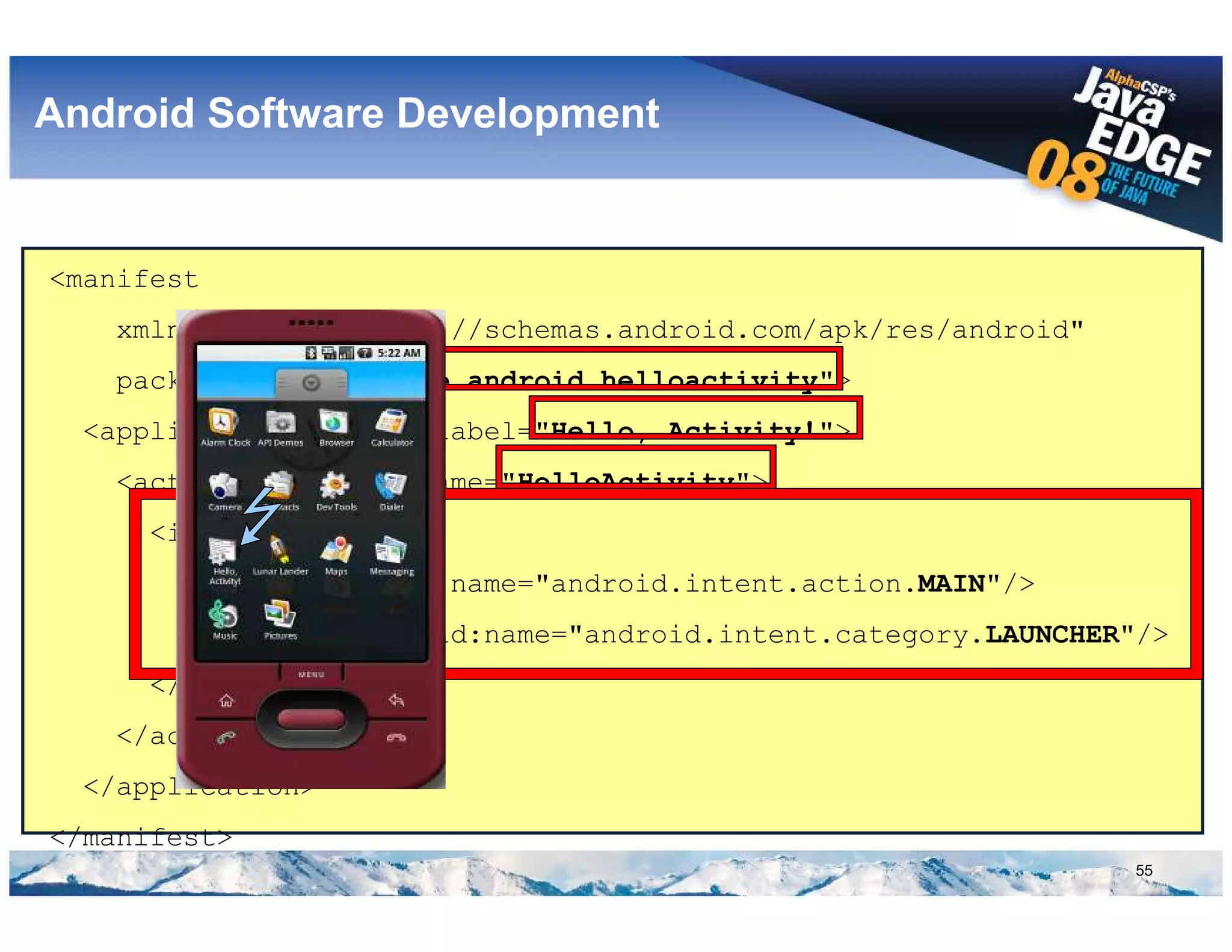 Google Android @ AlphaCSP's JavaEdge
