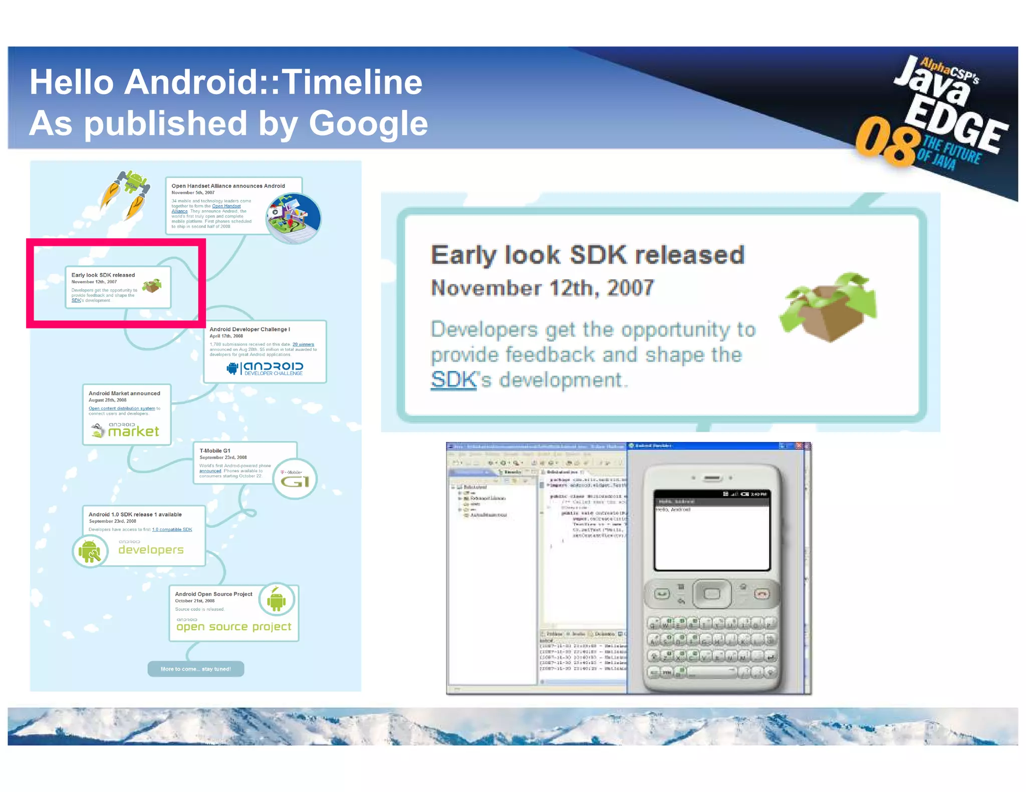Google Android @ AlphaCSP's JavaEdge