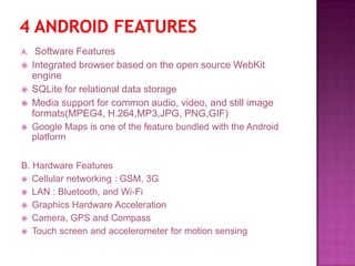 Android | PPTX | Operating Systems | Computer Software and Applications image.