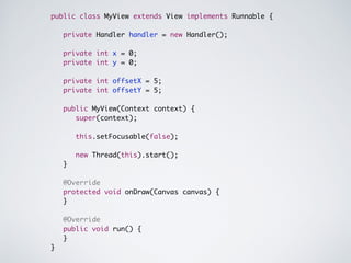 public void loadWebPage(View view) {
webView1.loadData(Loading..., text/plain, UTF-8);
String keyword = editText1.getText().toString();
try {
keyword = URLEncoder.encode(keyword, UTF-8);
} catch (UnsupportedEncodingException e) {
// TODO Auto-generated catch block
e.printStackTrace();
}
String url = http://ajax.googleapis.com/ajax/services/search/web?v=1.0q= + keyword;
new AsyncTaskString, Void, String() {
@Override
protected String doInBackground(String... params) {
return null;
}
@Override
protected void onPostExecute(String json) {
}
}.execute(url);
}
 