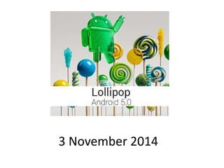 3 November 2014 
 