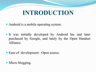 Android Architecture | PPTX