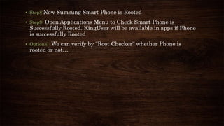 Android Rooting and Flashing | PPTX